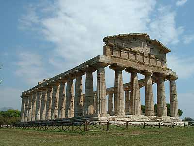 イタリアの世界遺産アテナ神殿